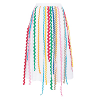 MIRA MIKATI彩色波浪絲帶裝飾半截裙 $6,873（E）