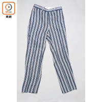 CERRUTI 1881藍×白色條紋長褲 $2,190（A）