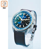 Jaeger-LeCoultre Polaris Chronograph計時腕錶，精鋼皮帶款式。$78,000（B）