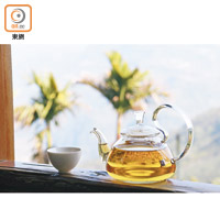 茶廠的茶園採用自然農法耕作，不施農藥，茶味清香甘醇。