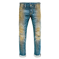 Scotch & Soda Amsterdam Blauw鐵鏽色洗水牛仔褲 $1,690（A）