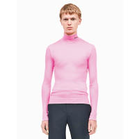 Calvin Klein 205W39NYC粉紅色樽領上衣 $2,500（B）