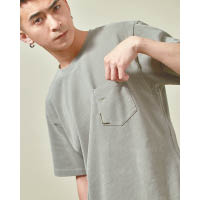 LAKH supply Pocket Tee in Grey $238