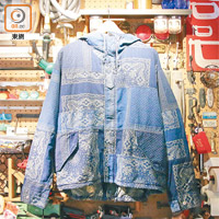 街頭藍染：SOULIVE Bandana Parka $3,660（B）