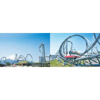 富士急樂園的多個遊戲都刷了世界紀錄，當中包括下降角度達121度的高飛車。
