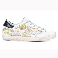 GOLDEN GOOSE DELUXE BRAND珍珠金線刺繡波鞋 $7,630（E）