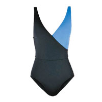 Solid & Striped藍×黑色Deep V泳衣 200美元（約HK$1,569）（J）