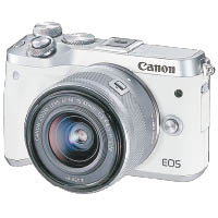 Canon 可換鏡頭數碼相機M6新出珍珠白色，在蘇黎世市內邊行邊拍，既方便又優雅。