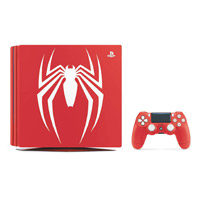 同期推出限量版PS4 Pro連遊戲同綑裝，主機和手掣改以紅色為主調，配上具標誌性的蜘蛛標記。<br>售價：$3,680