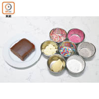 七彩Cake Pops材料