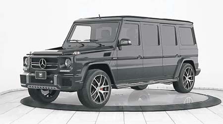 Mercedes-AMG G63 Limo經過改裝後，車廂更豪華兼具防彈功能，以保護車內乘客。