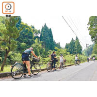 沿路幾乎都是平路，單車騎得相當輕鬆。