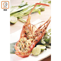 焗蒜香珍寶越南大頭蝦<br>做法簡單，入口富陣陣蒜香，加上蝦肉彈牙、蝦膏豐腴，相當滋味。