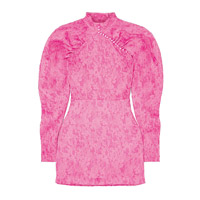 Rotate粉紅色織花連身裙 $3,100（B）