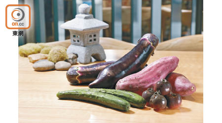 日本宮崎的當造蔬果不比夏天少，當中包括冬天限定的青瓜、番茄、甜番薯及茄子。