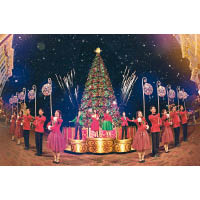 在詩歌團的悠揚音樂下，大家可欣賞壓軸節目聖誕樹亮燈禮。
