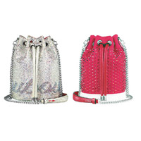 Christian Louboutin Marie Jane Bucket Strass $39,800（左）、Crystal Spikes $31,500（右）（C）