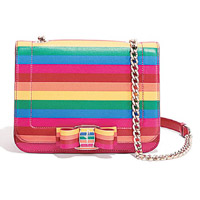 Salvatore Ferragamo Vara Rainbow彩虹手袋 $13,950（E）