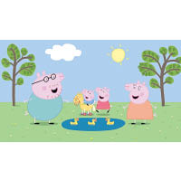 Peppa Pig屋企還有弟弟George Pig、媽媽Mummy Pig、爸爸Daddy Pig等成員。