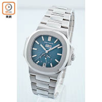 Patek Philippe Nautilus Annual Calendar Moonphase Ref. 5726/1A-014（藍色錶盤及精鋼錶殼款式） 約$34.4萬