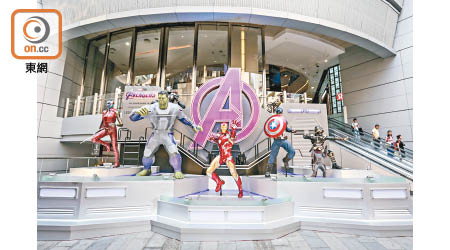 Hot Toys期間限定店由即日起至5月13日於銅鑼灣開騷，展出多個1:1超級英雄原大雕像。