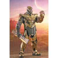 Thanos高達41.5cm，加上新戰甲及雙面刃，威武而不失霸氣。預訂價：$2,580