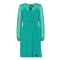 Phase Eight綠色雪紡連身裙 $1,850（B）