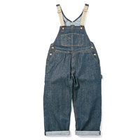 LAKH supply×OVERLAB SPORT深藍色Denim Overall $988（C）