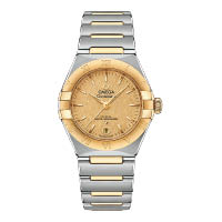Omega Constellation Manhattan 18K黃金及不銹鋼腕錶 $70,800（B）