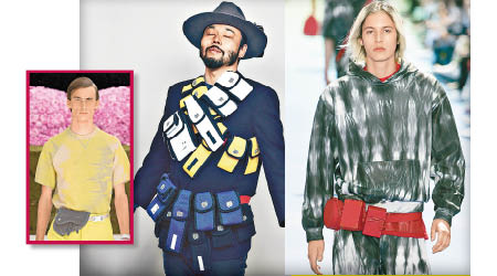 除了Dior Men推出Saddle Belt Bag和Saddle Key Ring外，Undercover×Full-BK及Louis Vuitton也將自由組裝的戰術腰帶重新設計成獨特的Belt Bag。