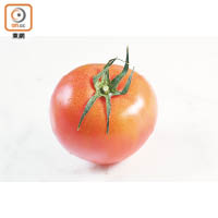 番茄<br>含豐富維他命A、茄紅素、胡蘿蔔素，可減少紫外線對皮膚的傷害，亦有助皮膚的修復。
