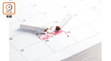 制訂戒煙時間表，可望大大提高成功機會率。