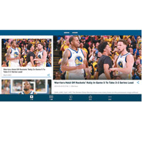 《NBA》屬官方App，內容幾乎全英文。