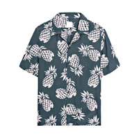 Sandro黑×粉紅色菠蘿圖案恤衫 $1,645（D）