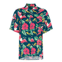 R13黑×紅色花卉圖案恤衫 $3,384（B）