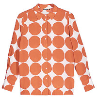 Marimekko Gabro Pienet Kivet橙白色圓點恤衫 $2,395（A）