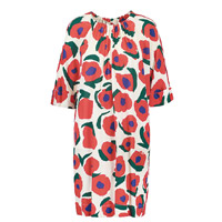 Marimekko Riemu Iso Vikuri 紅色花花連身裙 $2,495（A）