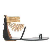 Aquazzura<br>黑色涼鞋<br>$6,450（A）