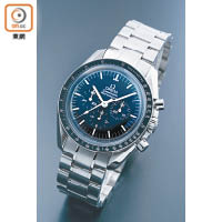 大家所購買的現代版「月球錶」Speedmaster Professional，搭載1861手動上鏈機芯，於1997年推出。$40,700