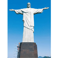 高30米的基督聖像，是巴西里約熱內盧的地標。