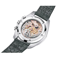 Omega Speedmaster Moonwatch 321 Platinum的錶底透視321機芯。