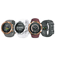 Suunto 5提供黑、白、石墨銅、勃艮第銅多色錶身選擇。<br>售價：$2,990起/各（a）