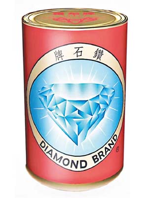 鑽石牌鮑魚每罐重約213克，斤両十足。