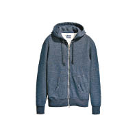 LEVI’S® MADE & CRAFTED×LOOPWHEELER® Zip Up Hoodie $3,999（A）