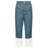 LOEWE深藍色摺腳牛仔褲 $6,450（B）