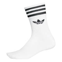 adidas白色Mid Cut Crew Socks $169/3對（A）
