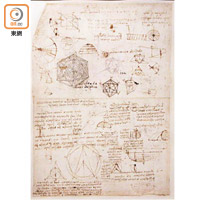 此頁以達文西寫下的筆記而聞名，他在頁邊寫下字句：「製作眼鏡觀看變大的月亮」，當中透露了他製作特別眼鏡來觀月的超前思想，反映達文西可能比伽利略更早製作某種望遠鏡。