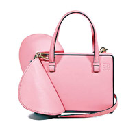 LOEWE粉紅色皮革手袋 $20,250（B）