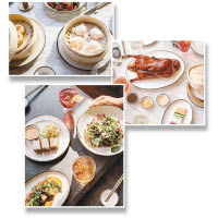菜館供應香港風味的菜式，如海鮮、燒味、午市點心以及招牌北京烤鴨等。
