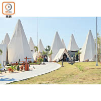 Treasure Bay Bintan是一間綜合式的酒店Resort，可找到沙漠式帳篷的獨立屋住宿。